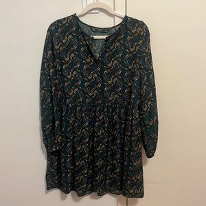 Zara Trafaluc Long Sleeve Dress (Small)